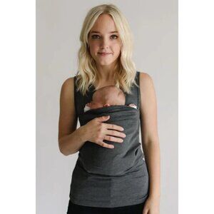 LALABU Soothe Shirt Tank Top Size Small Holds Baby Nursing Postpartum Hands Free